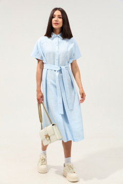 Платье LM ВИ3067 небесно-голубой - фото 3