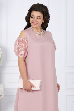 Платье Ninele 7448 пудра - фото 2