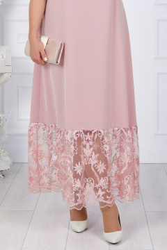 Платье Ninele 7448 пудра - фото 5