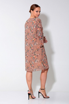 Платье Liona Style 903 мокко - фото 3