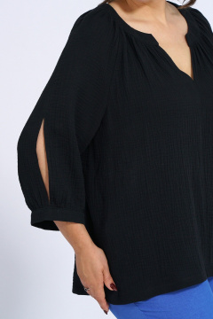 Блуза Пинск-Стиль 3133 черный - фото 4