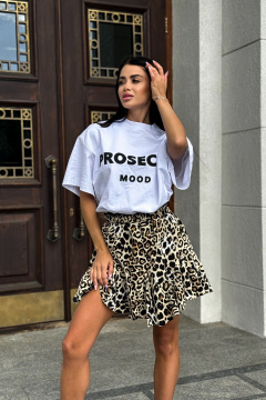 Юбка THE.WOMAN 0188 коричневый - фото 2