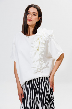 Блуза Ларс Стиль 932/1 молочный,белый - фото 1