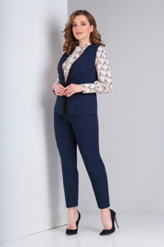 Ксения Стиль 1804 синий-мультиколор