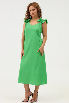 Летнее платье-сарафан с бретелями и рюшей Angelina & Сo 1105 - фото 5