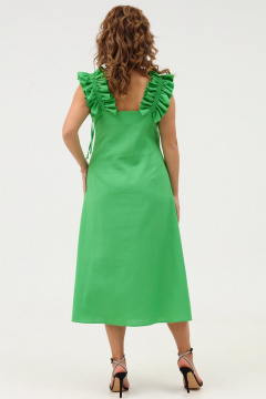 Летнее платье-сарафан с бретелями и рюшей Angelina & Сo 1105 - фото 4