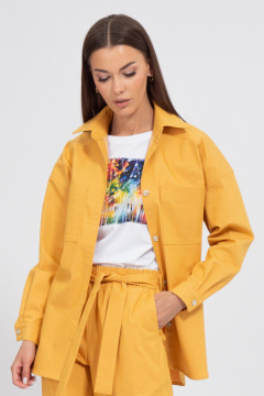 Летняя рубашка свободного кроя с манжетами Kivviwear 4100.29 - фото 1