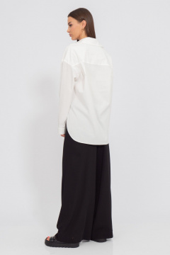 Брюки палаццо из костюмной ткани, летние Kivviwear 4191.02 - фото 4