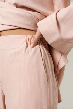 Блуза и брюки из вискозной ткани для повседневных образов Панда 186820w розовый - фото 3