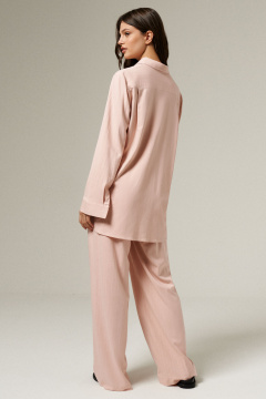Блуза и брюки из вискозной ткани для повседневных образов Панда 186820w розовый - фото 4