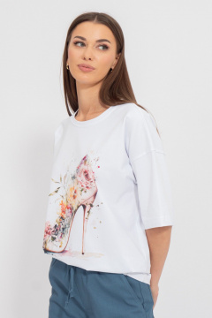 Футболка из трикотажа со спущенным рукавом Kivviwear 4201.08 - фото 1