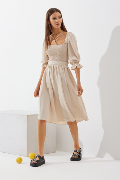 Платье-трансформер миди с завязками и рукавом-трансформером N.O.W. 1435 - фото 5