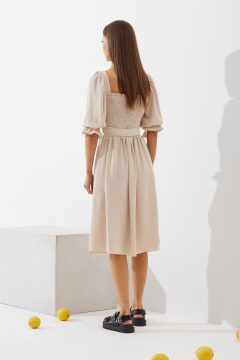 Платье-трансформер миди с завязками и рукавом-трансформером N.O.W. 1435 - фото 2