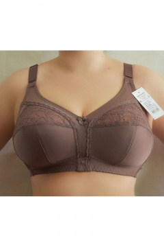 Бюстгальтер из трикотажа коричневого цвета на каждый день Verally 213-6 перец - фото 4