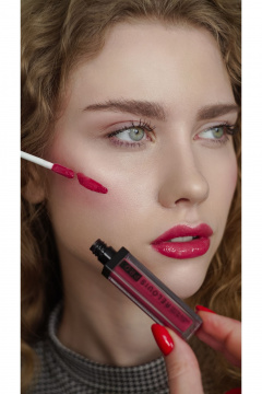 Жидкие универсальные румяна для макияжа 3 оттенка Relouis RELOUIS_PRO_All-In-One_Liquid_Blush тон:03, nectarine - фото 3