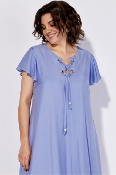 Платье А-образного силуэта с горловиной с люверсами Anna Majewska 1543 - фото 2