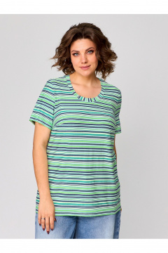 Легкая женская футболка из вискозы с круглым вырезом и коротким рукавом Zlata 4402 - фото 4