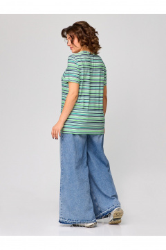 Легкая женская футболка из вискозы с круглым вырезом и коротким рукавом Zlata 4402 - фото 3