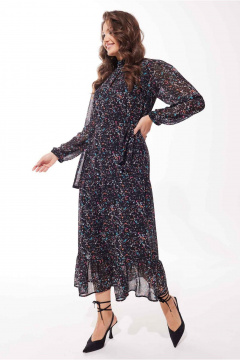 Платье Mislana С973 черное - фото 2