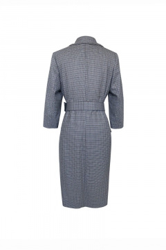 Платье из костюмной ткани с прорезными карманами и бортовой застежкой AG Green G398/1 - фото 2