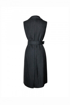 Платье сарафан деловой из костюмно-плательной ткани AG Green G400/1 - фото 3