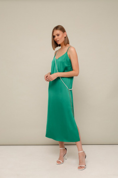 Платье-комбинация с нагрудными вытачками летнее блестящее PUR PUR 11-098/2 - фото 2