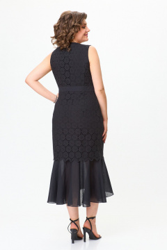 Платье ANASTASIA MAK 1194 черный - фото 4