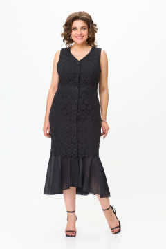 Платье ANASTASIA MAK 1194 черный - фото 1