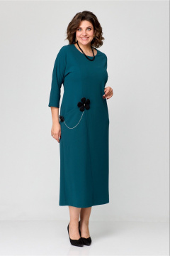 Платье Runella 1637 изумруд - фото 1