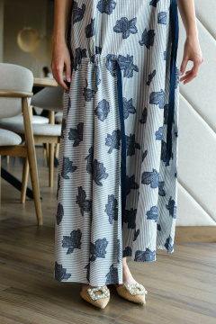 Летний дизайнерский сарафан свободного кроя из смесового полотна Noche mio 1.226 BETTI - фото 5