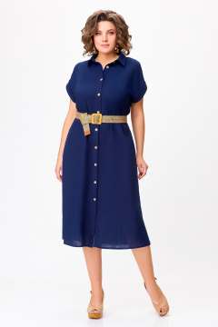 Платье Swallow 747.1 темно-синий - фото 1