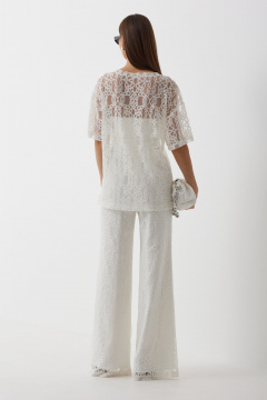 Комплект три предмета из кружевного текстиля для лета N.O.W. 1446 - фото 2