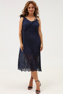 Легкое хлопковое платье-сарафан на завязках с рельефами Angelina & Сo 1111 - фото 5