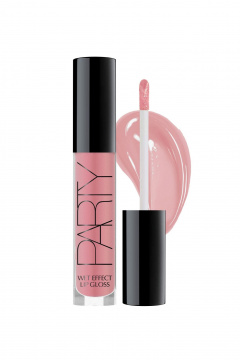Блеск розовый, полупрозрачный, увлажняющий и объемный эффект Belor Design PARTY тон 6 сладкий капучино - фото 1