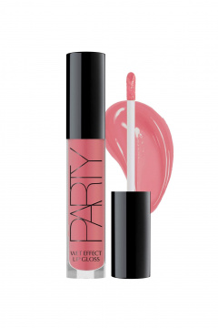 Блеск розовый, не липкий, деликатный уход за губами Belor Design PARTY тон 8 ягодный микс - фото 1
