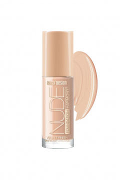 Крем тональный бежевый для универсального использования Belor Design Nude Harmony foundation тон 203 medium beige - фото 1