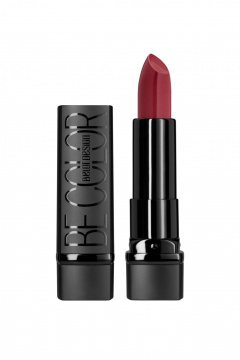 Помада коричневого цвета с насыщенным и глянцевым покрытием Belor Design BE COLOR тон 118 молочный шоколад - фото 1