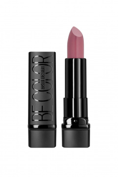 Помада бежево-розового и розового оттенков с глянцем Belor Design BE COLOR тон 131 ягодный чизкейк - фото 1