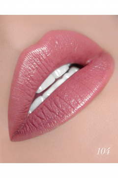 Помада розовая, кремовая текстура, комфортный блеск Belor Design BE COLOR тон 104 дымчатая роза - фото 2