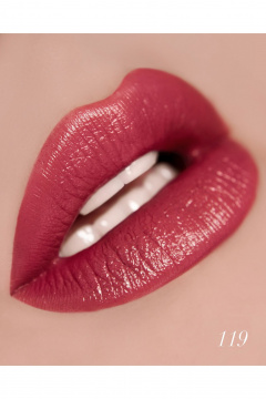 Помада коричневого с красным оттенком для яркого образа Belor Design BE COLOR тон 119 каштан - фото 2