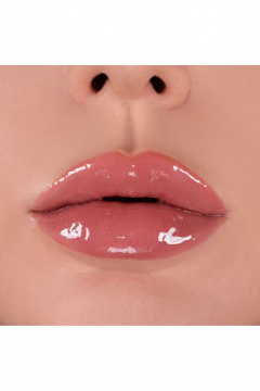 Блеск розовый с эффектом влажных губ, комфортная текстура Belor Design PARTY тон 4 натуральный - фото 2