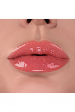 Блеск розовый с эффектом влажных губ, легкая текстура Belor Design PARTY тон 7 сочный грейпфрут - фото 2