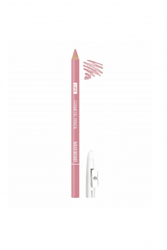Контурный карандаш бежевый и розовый для губ Belor Design Lips cosmetic pencil тон 40 нюд - фото 1