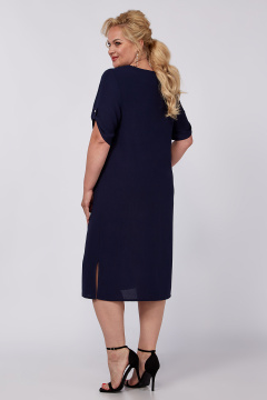 Платье классика с пуговицами и съёмным поясом для лето Новелла Шарм А3991-1-с - фото 3