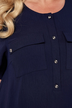Платье классика с пуговицами и съёмным поясом для лето Новелла Шарм А3991-1-с - фото 5