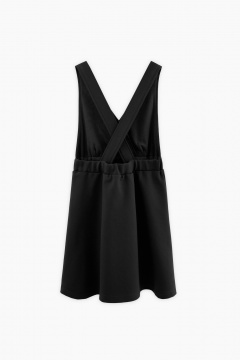 Сарафан деловой из трикотажа на каждый день Bell Bimbo 240243 черный - фото 2