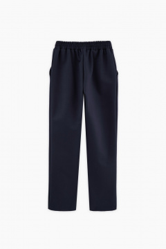 Брюки деловые из трикотажа на каждый день Bell Bimbo 240245 т.синий - фото 1