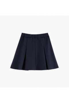 Юбка трикотажная деловая синий низкая длина Bell Bimbo 240248 т.синий - фото 2