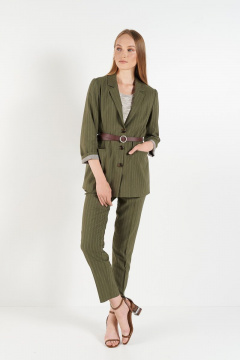 Брюки на каждый день из вискозы, текстиля, демисезонные BURVIN 7329-11 - фото 2