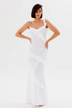 Платье AURA otd 3263 белый - фото 3